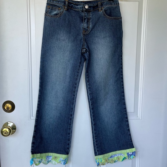 Lilly Pulitzer Other - •Lilly Pulitzer• Girl’s "Derby" Scallop Hem Jeans - Size 10